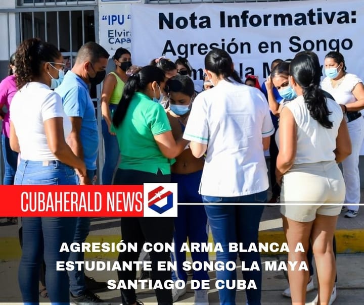 Agresión con arma blanca a estudiante en Songo La Maya