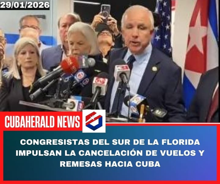 Congresistas del sur de la Florida impulsan la cancelación de vuelos y remesas hacia Cuba