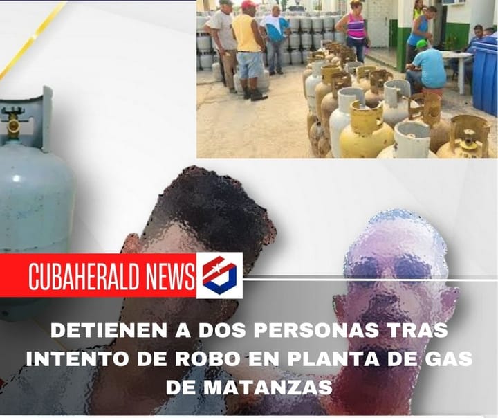 Detienen a dos personas tras intento de robo en planta de gas de Matanzas