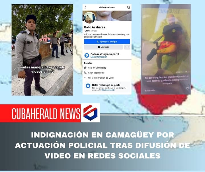 Indignación en Camagüey por actuación policial tras difusión de video en redes sociales