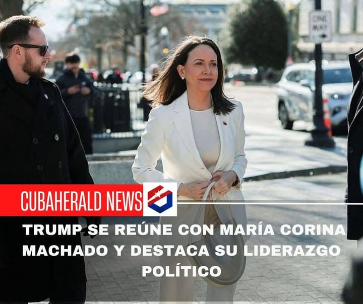 Trump se reúne con María Corina Machado y destaca su liderazgo político