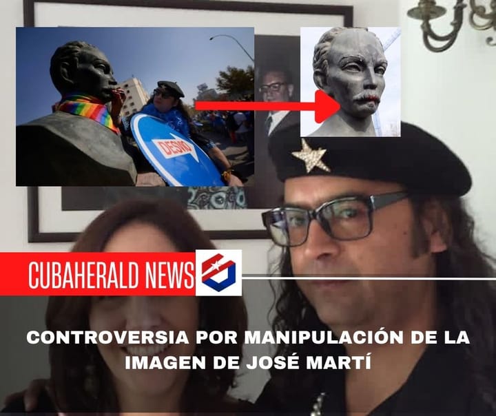 Polémica por intervención de un busto de José Martí reabre debate sobre el uso político de los símbolos nacionales