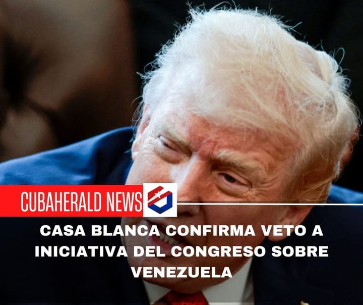 Casa Blanca confirma veto a iniciativa del Congreso sobre Venezuela