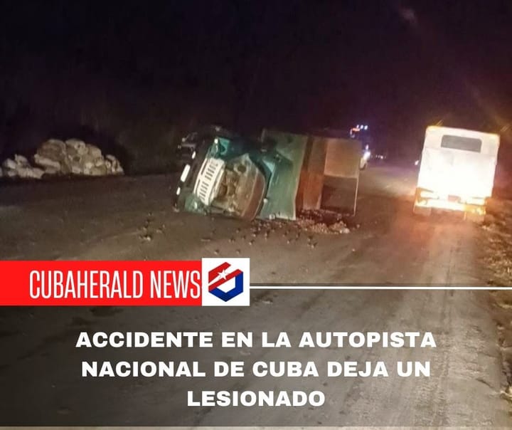 Accidente en la autopista nacional deja un lesionado