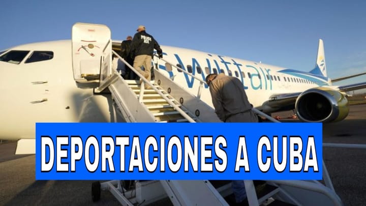 EE. UU. deporta a 128 cubanos en un nuevo vuelo a La Habana y eleva a 1.663 los retornados en 2025