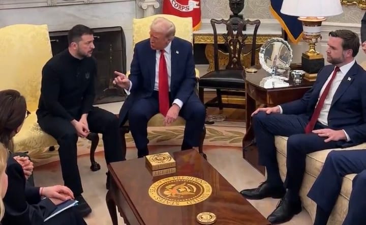 Tensión en la Casa Blanca: Trump y Zelenski Rompen Negociaciones en un Enfrentamiento Público (Video)