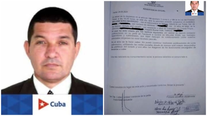 Trasladan a William Sosa a un centro penitenciario tras ser acusado por publicaciones en redes sociales