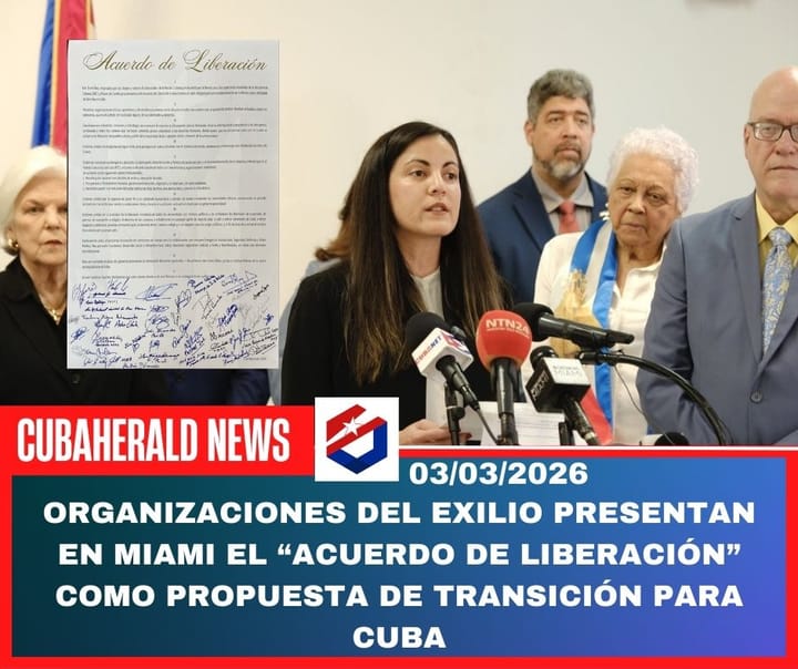 Organizaciones del exilio presentan en Miami el “Acuerdo de Liberación” como propuesta de transición para Cuba