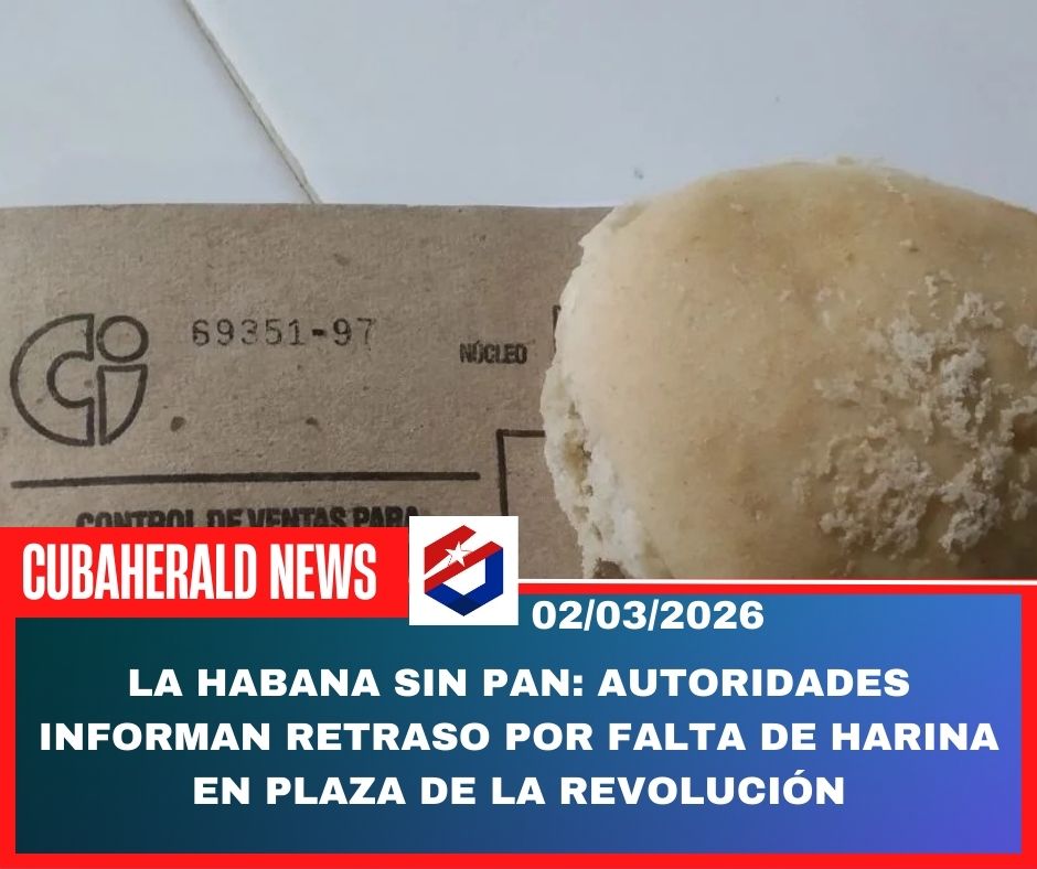 La Habana sin pan: autoridades informan retraso por falta de harina en Plaza de la Revolución