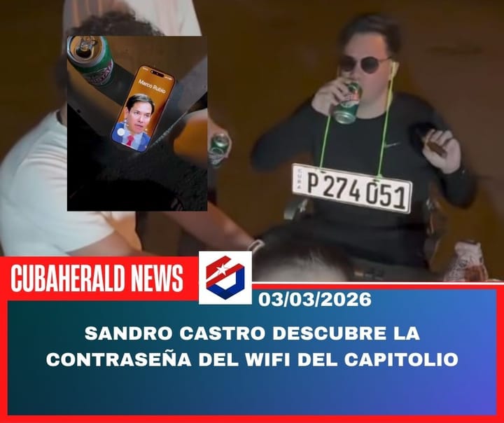 Sandro Castro descubre la contraseña del WiFi del Capitolio